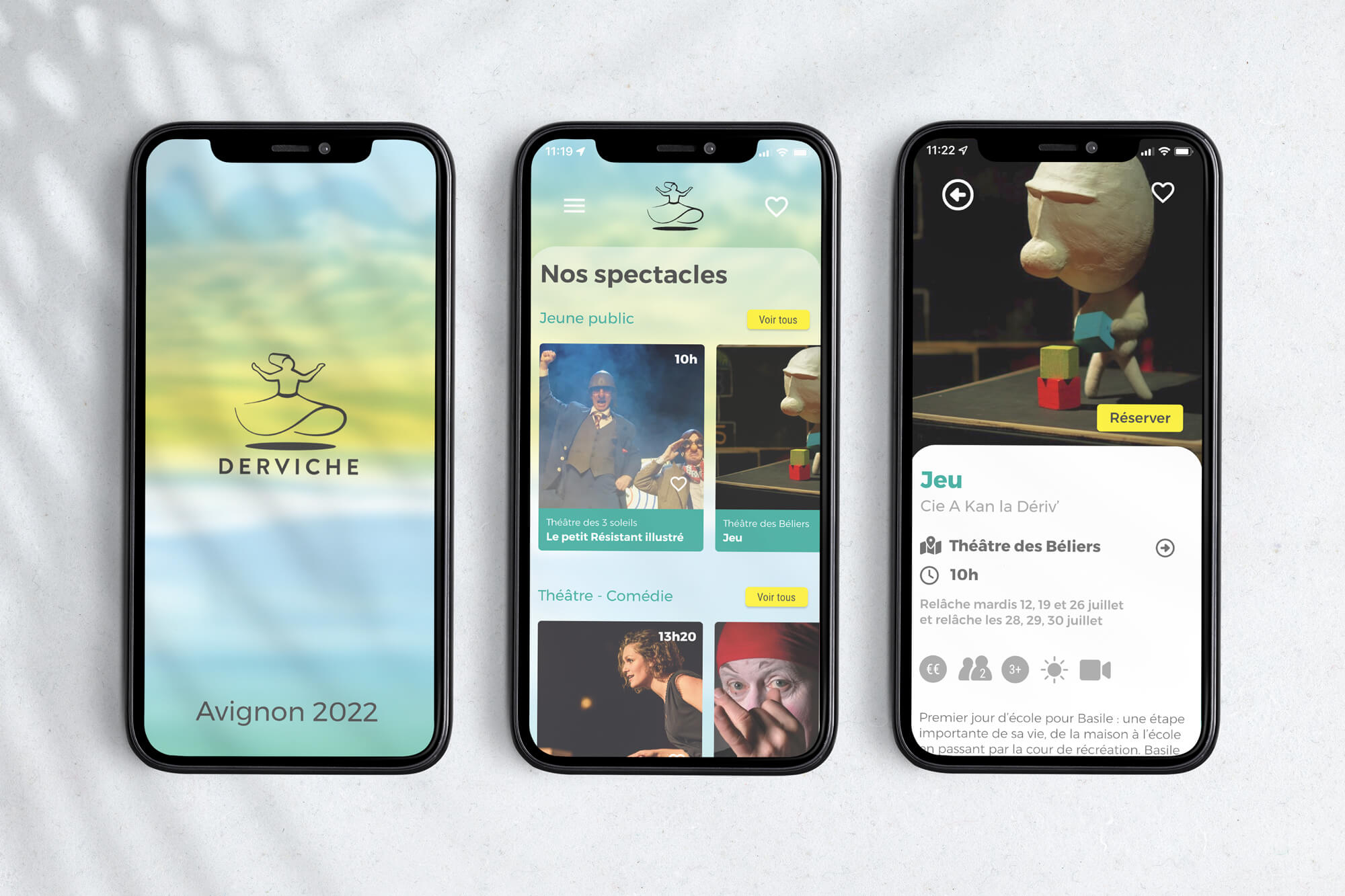 Derviche Diffusion Application mobile Steven Berg SBcom